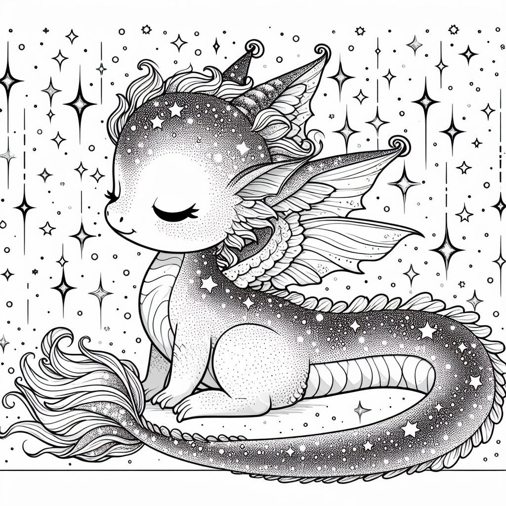 52 Dragon Coloring Pages