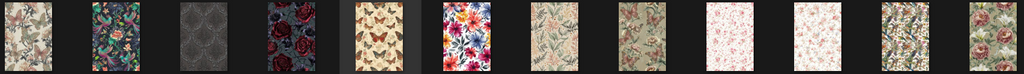 46 Unique Pattern Pages PNG for Junk Journals
