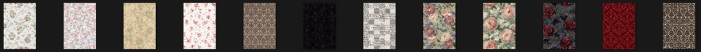 46 Unique Pattern Pages PNG for Junk Journals