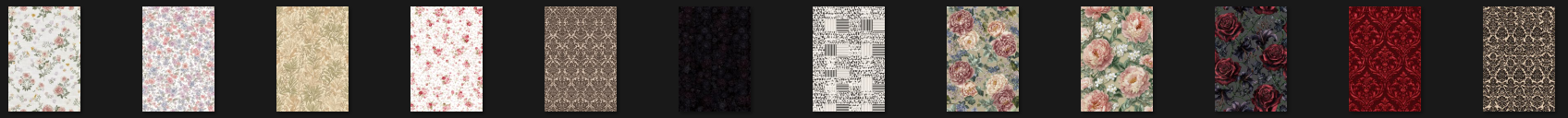 46 Unique Pattern Pages PNG for Junk Journals