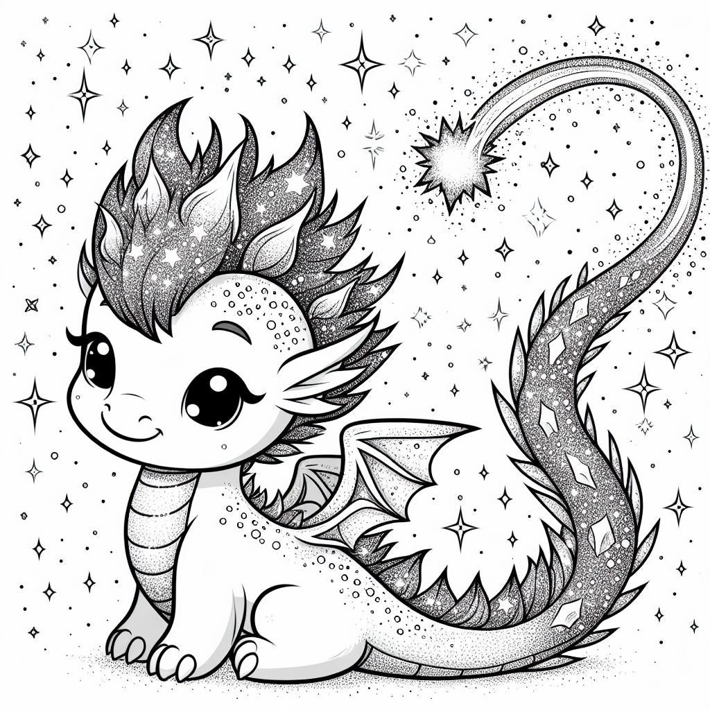 52 Dragon Coloring Pages