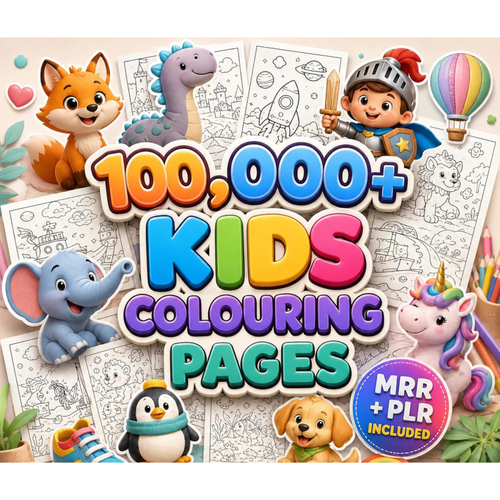 100,000 Coloring Pages Download