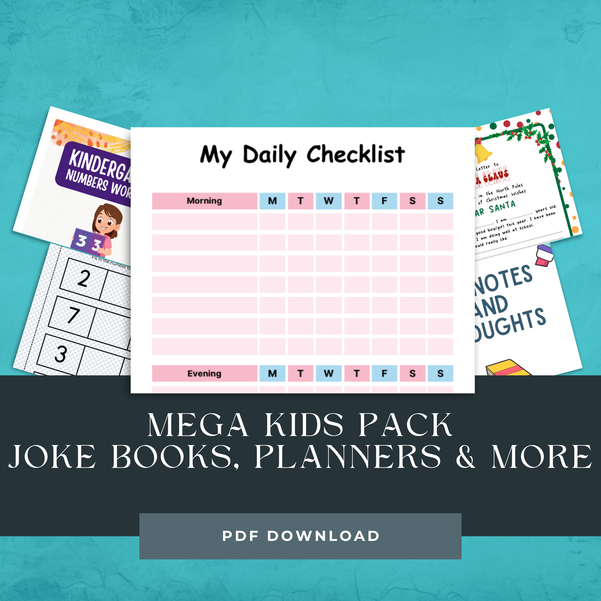 Mega Pack Kids Planners, Activity Books, and Journals