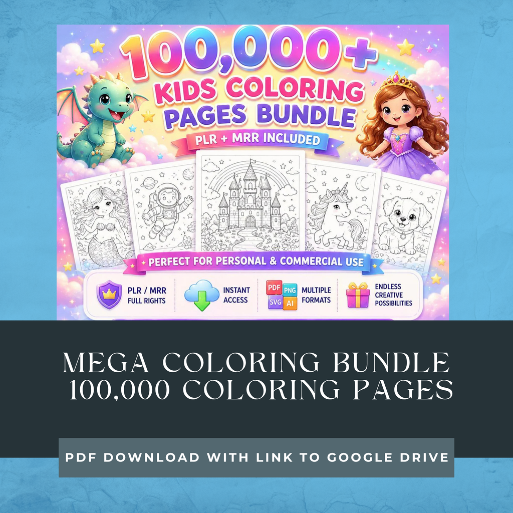100,000 Coloring Pages Download