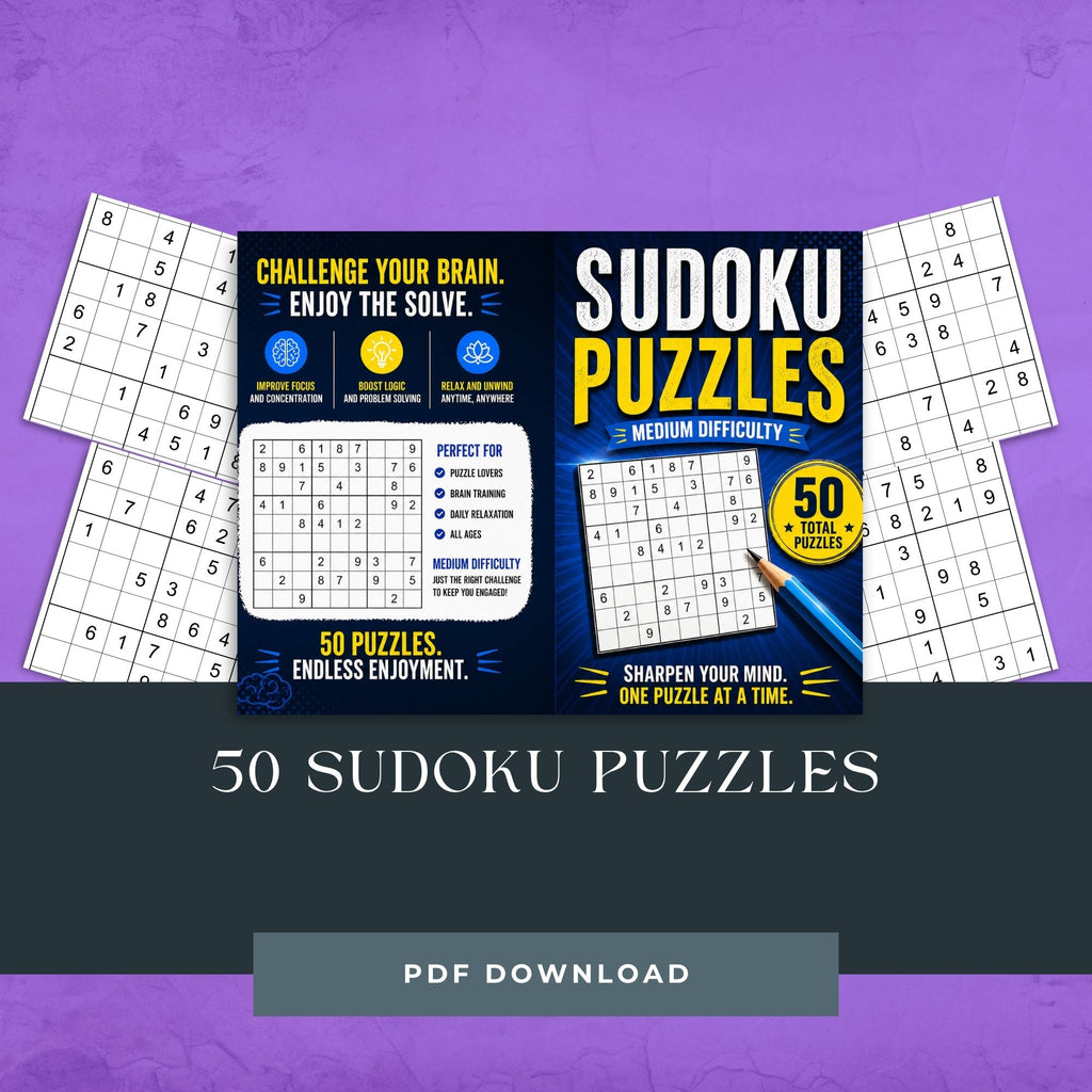 50 Sudoku Puzzles