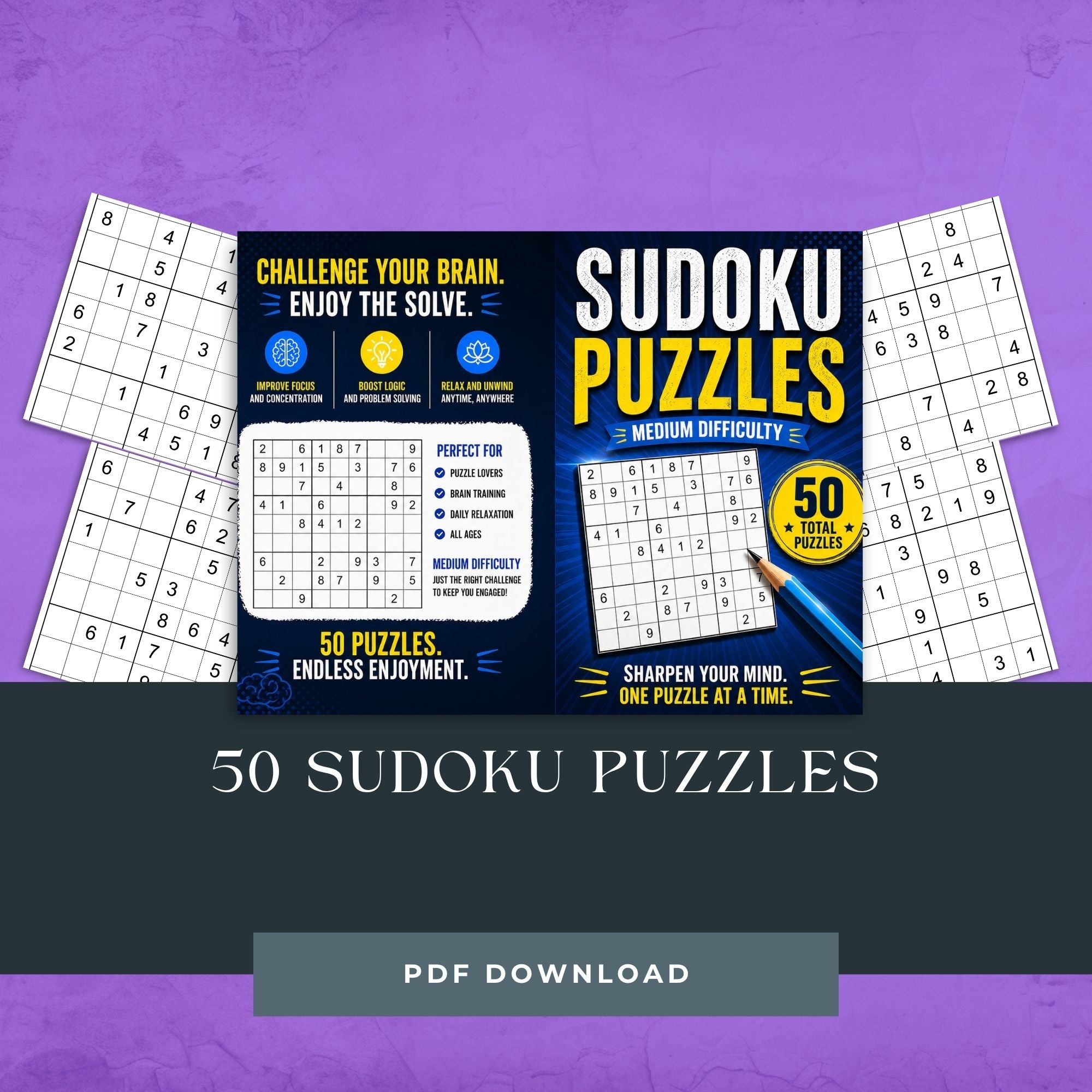 50 Sudoku Puzzles