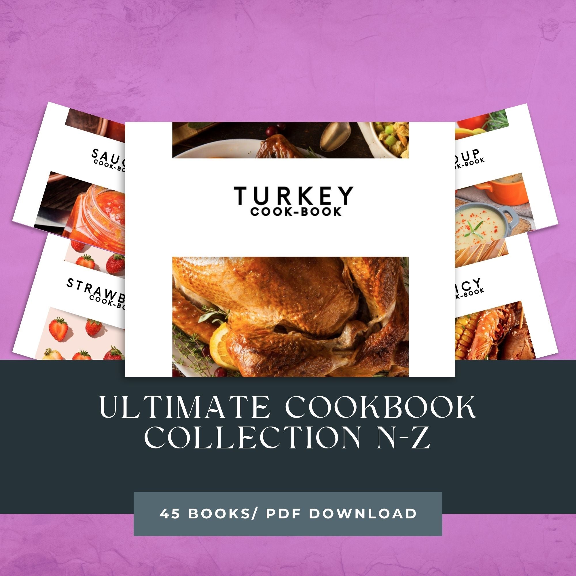 Ultimate Cookbook Collection N-Z 45 Books