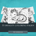 52 Dragon Coloring Pages