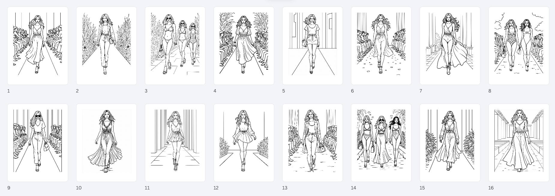 Slay the Runway - Fashion Coloring Workbook