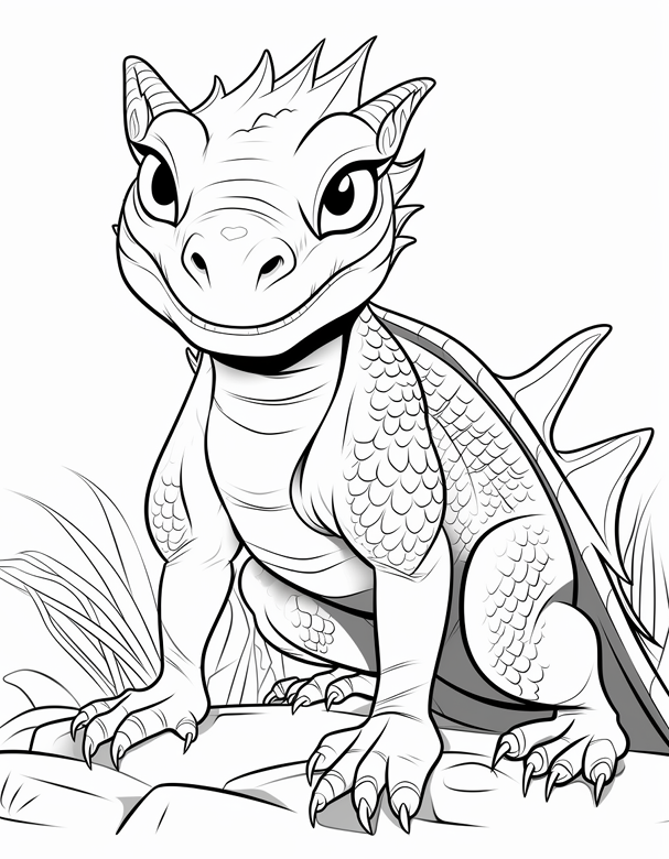 200 Dinosaur Coloring Pages