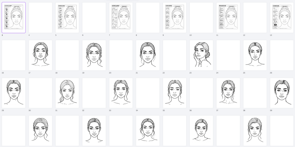 Blend and Slay - Makeup Practice Coloring Workbook