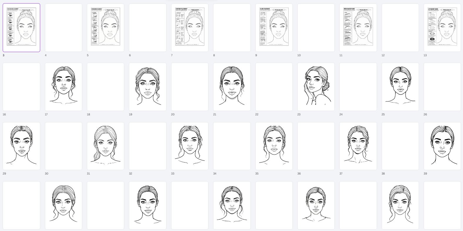 Blend and Slay - Makeup Practice Coloring Workbook