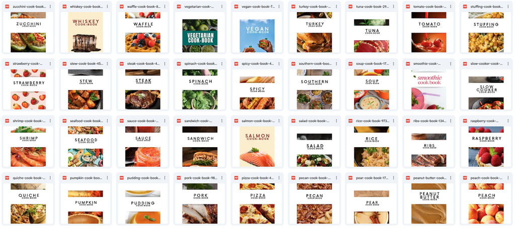 Ultimate Cookbook Collection N-Z 45 Books