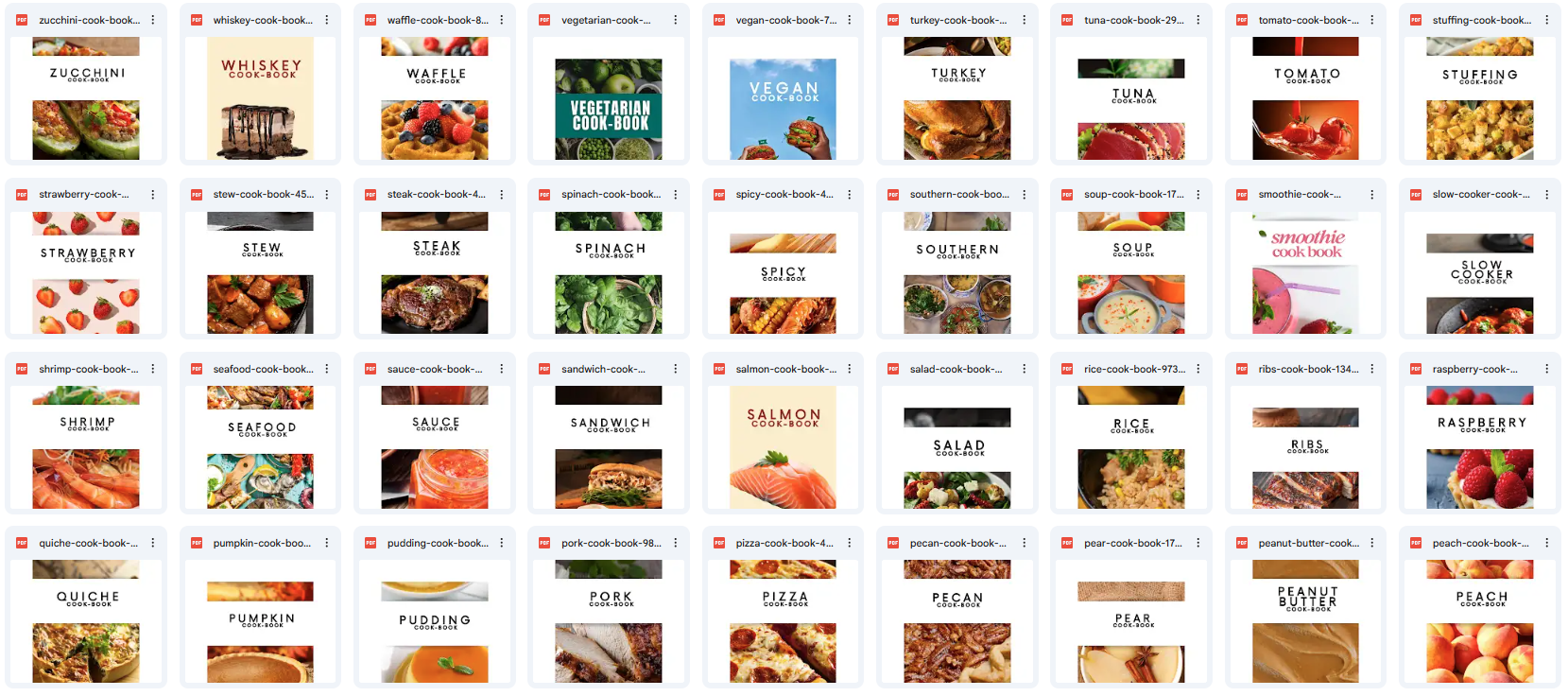 Ultimate Cookbook Collection N-Z 45 Books
