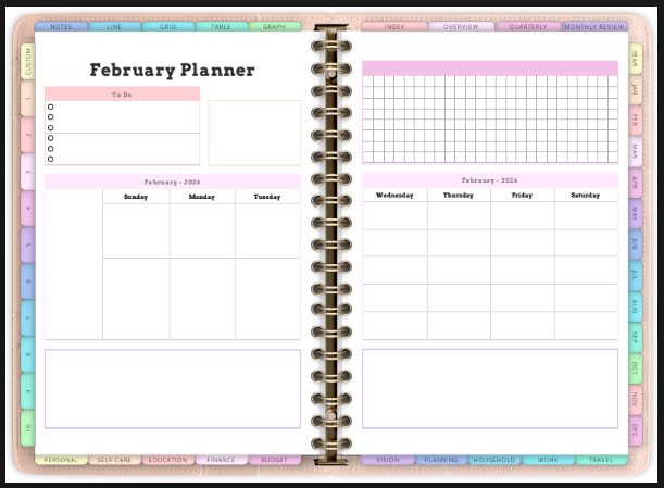 2026 Digital Planner for Apple, Android or Google