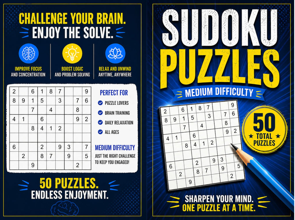 50 Sudoku Puzzles